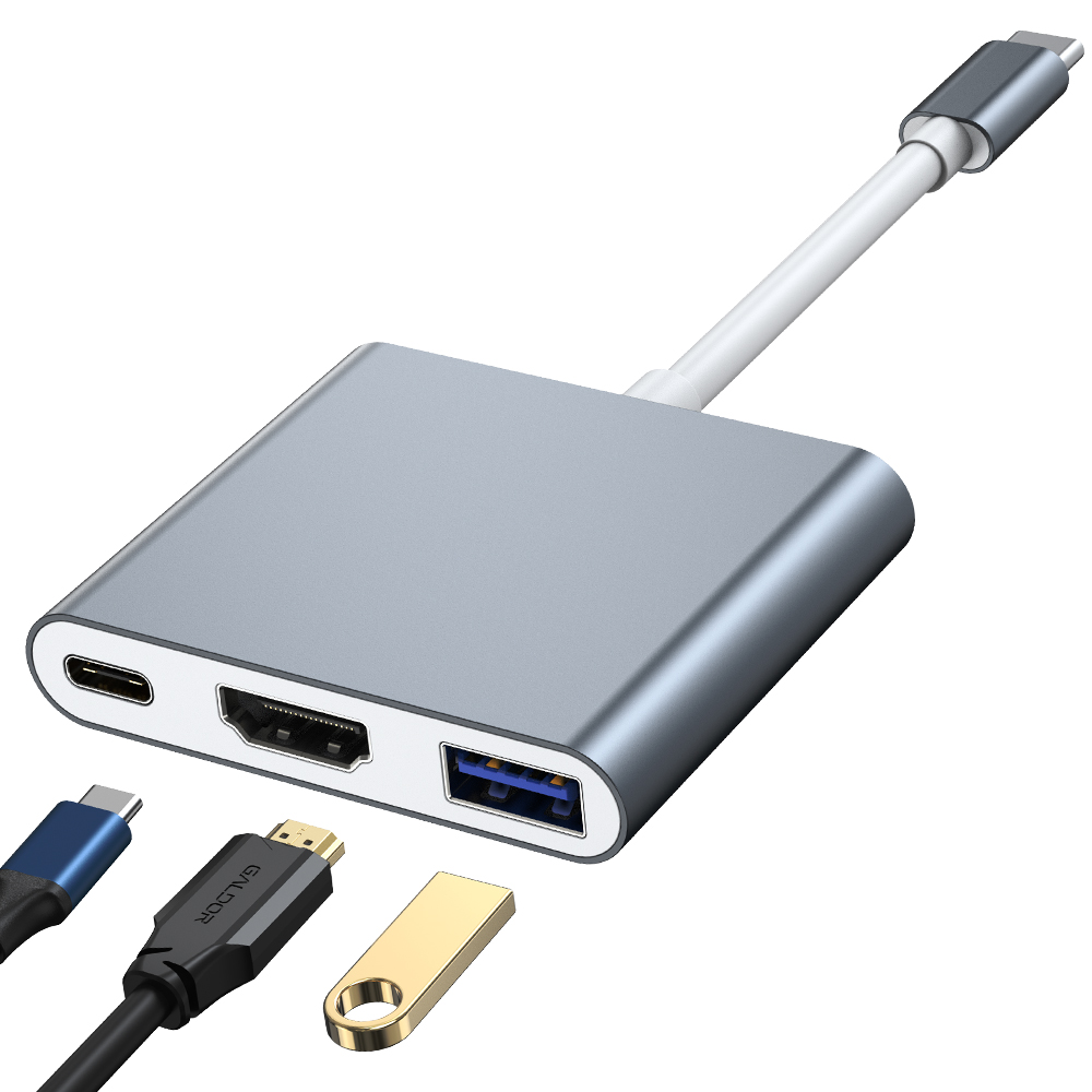 Recci Hub 3 in 1 Type-C