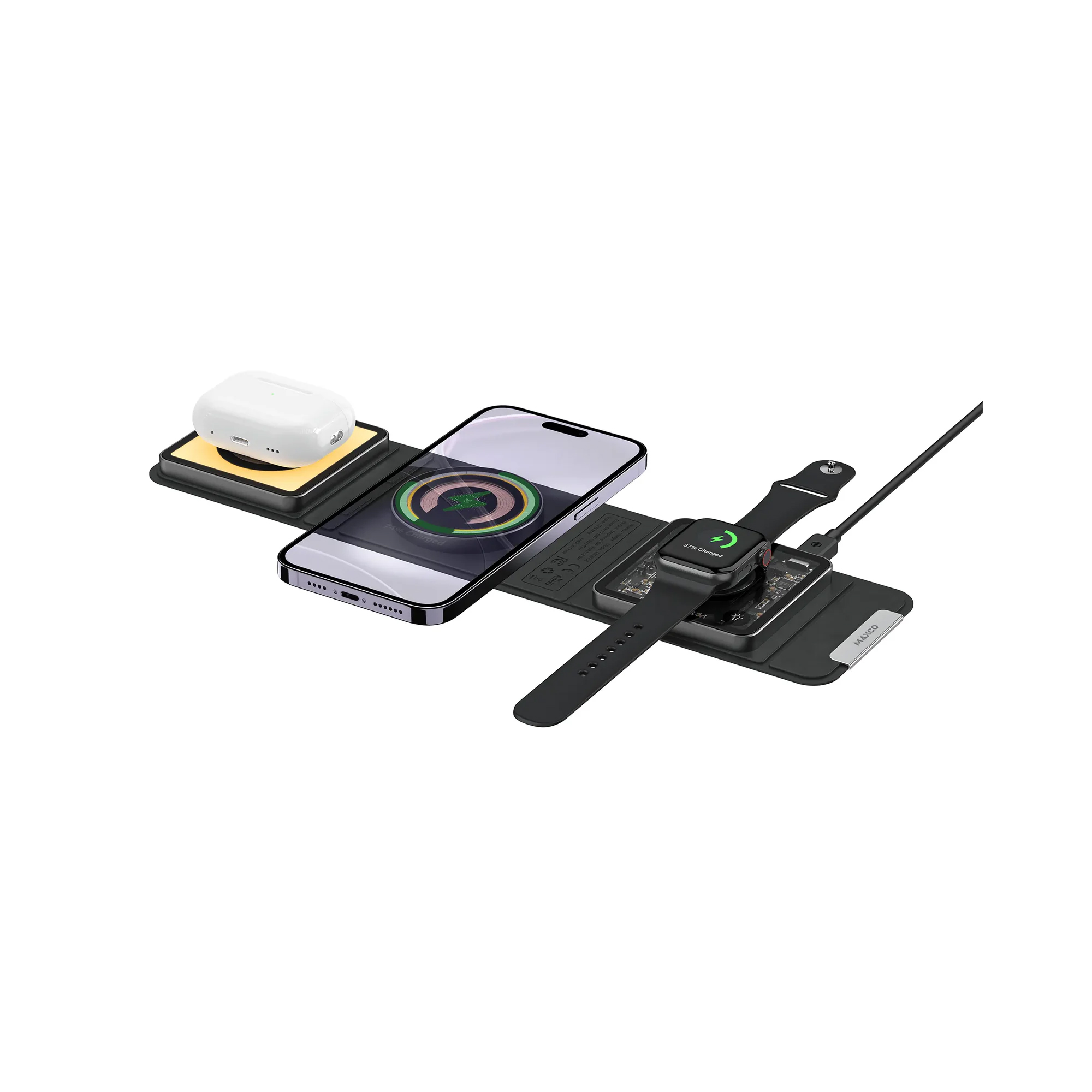 Maxco 3 IN 1 Magnetic Wireless Charger