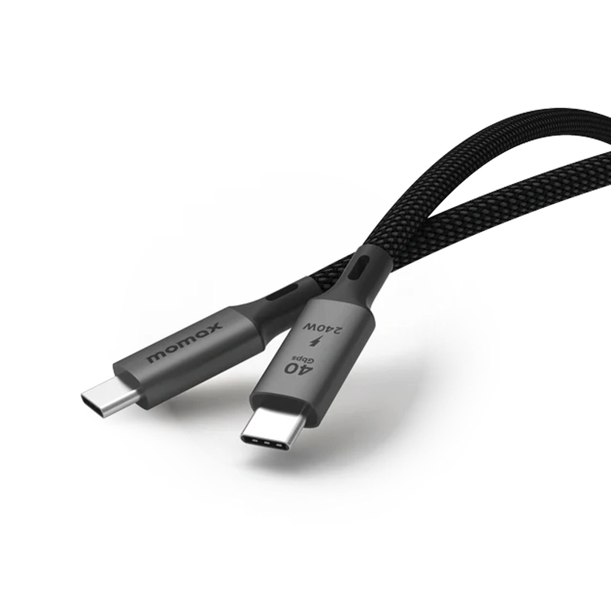 Momax Elite 240w USB-C USB4  40Gbps Cable Black