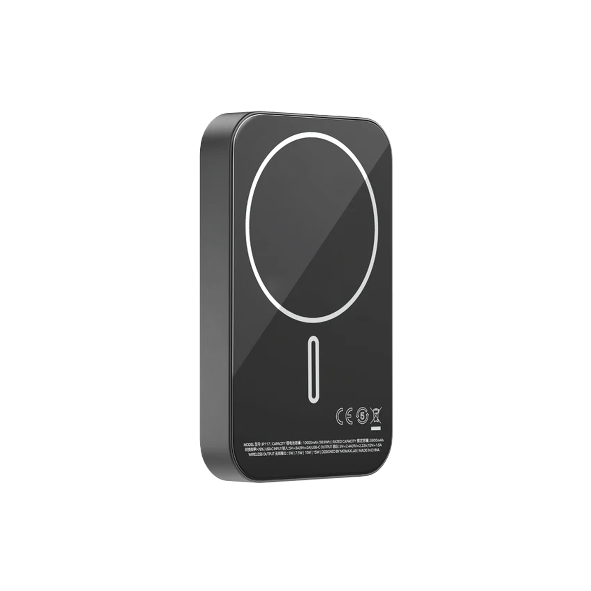 Momax Q.Mag X1 Magnetic Wireless Power Bank 10000mAh – Black